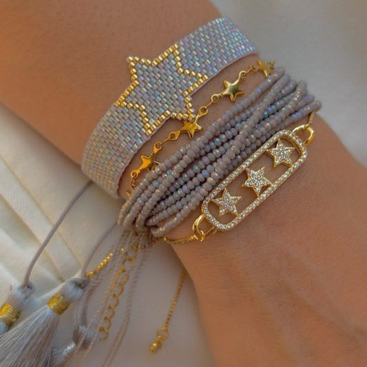 Baby blue - Set | Miyuki +  Piedreria