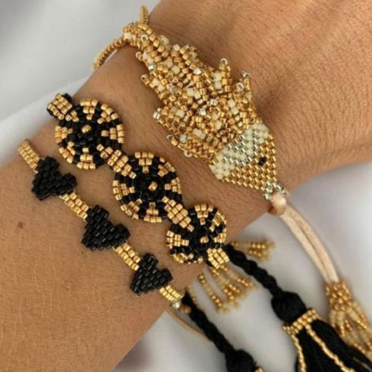 Set Pulseras X3 Plus | Miyuki - Hilo - Tejido