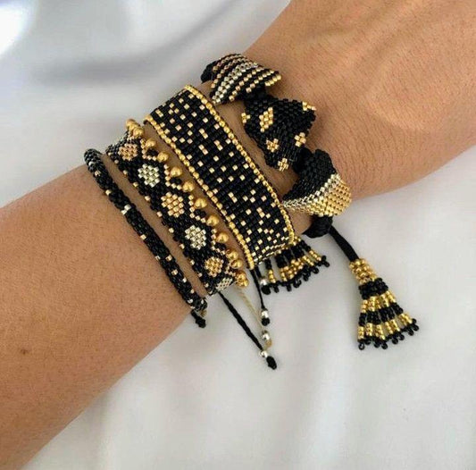 Set pulseras X4 | Miyuki - Hilo - Tejido
